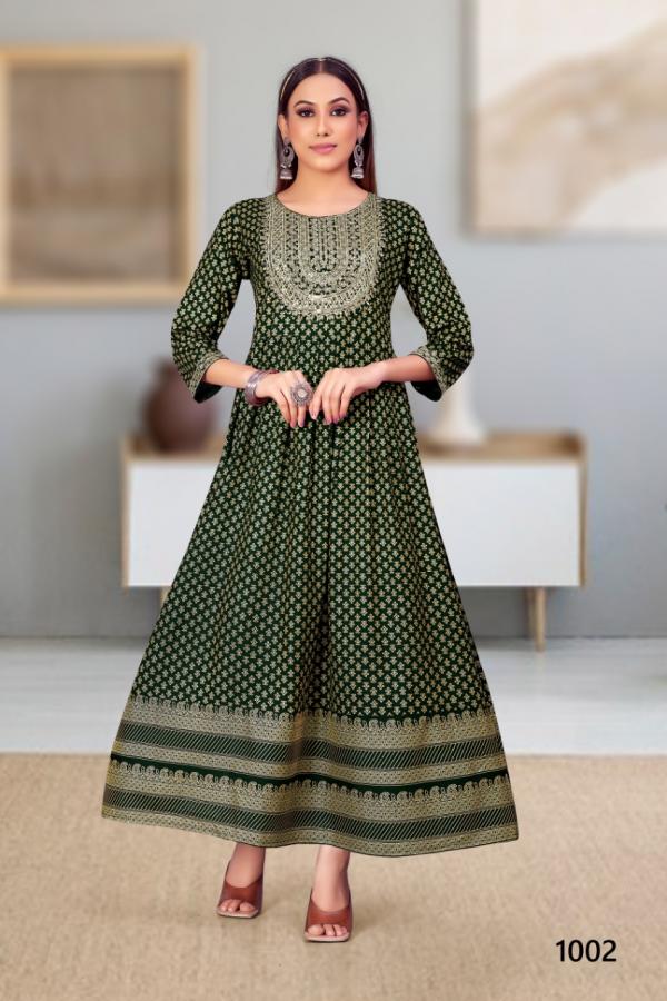 Jinesh Nx Mitali Ethnic Wear Anarkali Kurti Collection